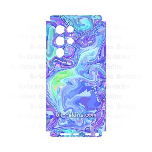 SKL058-Galaxy-S22-Ultra(troquel) Liquid Paint Blue – Skin Samsung
